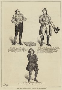 Messers Phelps, Mathews e Toole em John Bull, no Teatro Gaiety